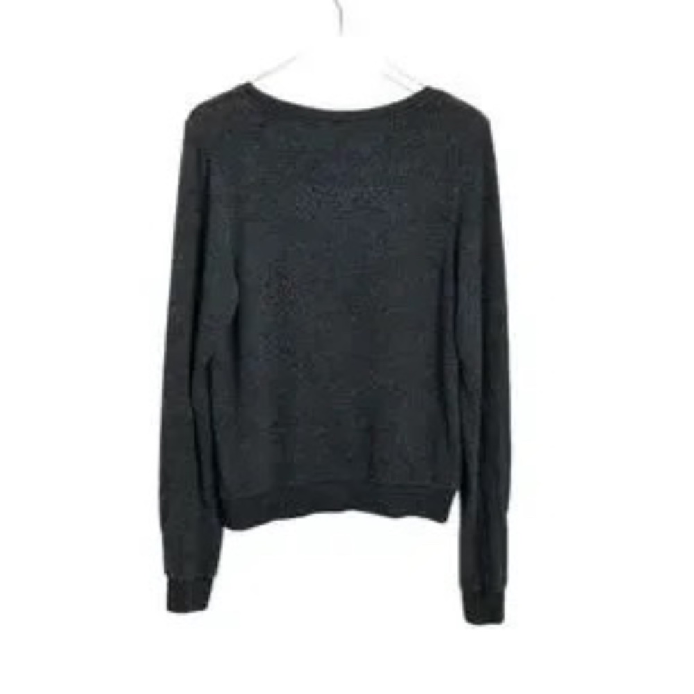 Wildfox Skull with Roses Sweatshirt, Grey - Picture 3 of 4